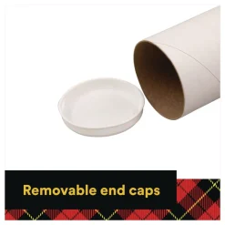 Scotch Mailing Tube 36-in Long 3-in Diameter White 12/Carton