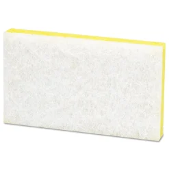 Scotch-Brite PROFESSIONAL 0.7 in. Thick 3.6 in. x 6.1 in. #Light-Duty Scrubbing Sponge - Yellow/White (20/Carton)