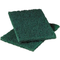Scotch-Brite PROFESSIONAL 6 in. x 9 in. Heavy-Duty Scouring Pad - Green (12/Pack, 3 Packs/Carton)