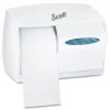 Scott 09605 11 1/10 in. x 6 in. x 7 5/8 in. Essential Coreless SRB Tissue Dispenser - White