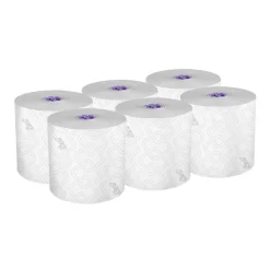Scott 02001 8 in. x 950 ft. 1-Ply Essential High Capacity Hard Roll Towel - White (6 Rolls/Carton)