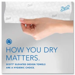 Scott 02001 8 in. x 950 ft. 1-Ply Essential High Capacity Hard Roll Towel - White (6 Rolls/Carton)