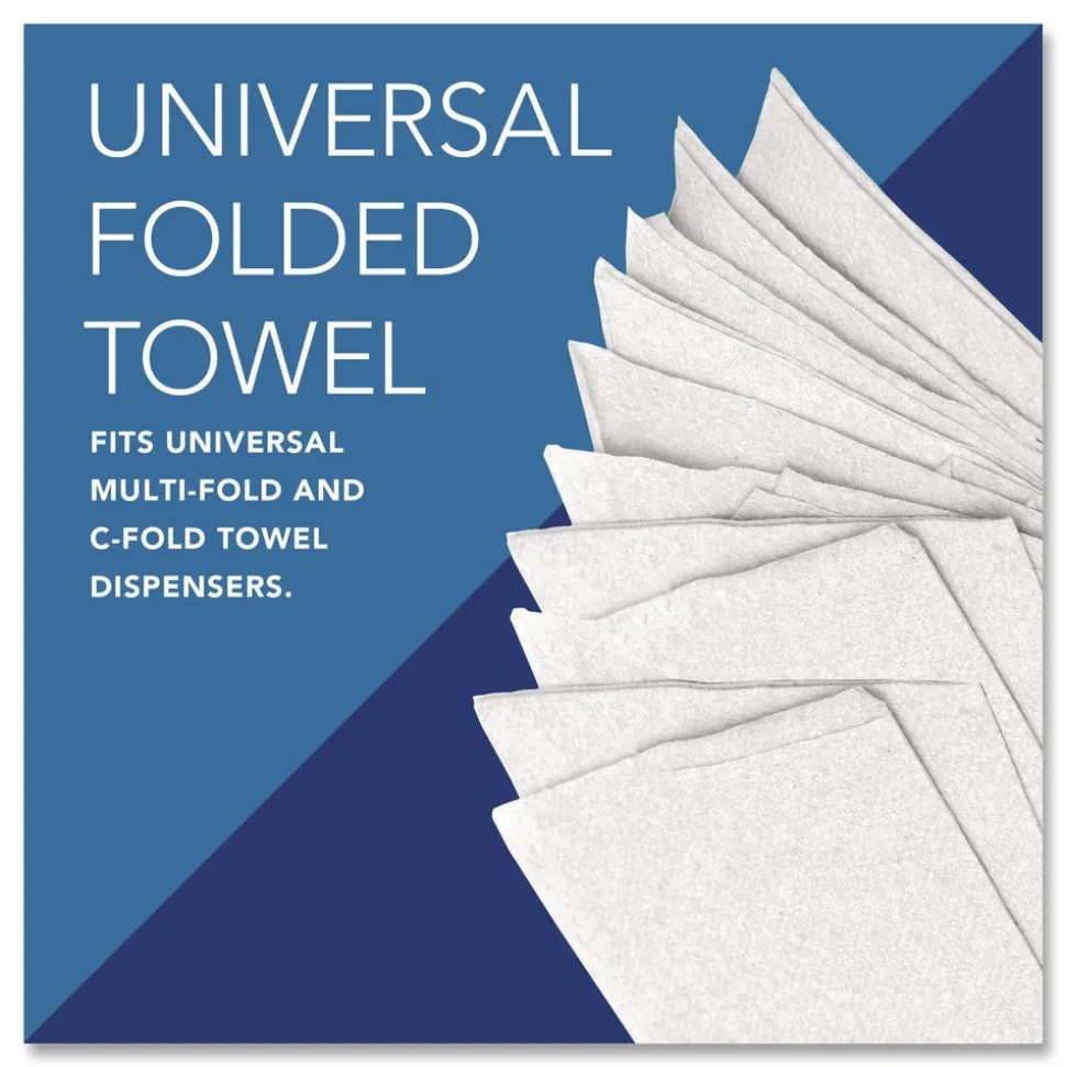 Scott 01510 10.13 in. x 13.15 in. 1-Ply Essential C-Fold Towels - White (12 Packs/Carton)