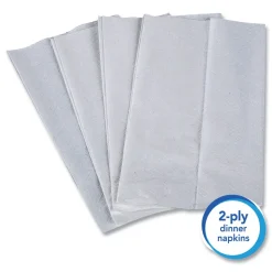 Scott 98740 13 in. x 12 in. 1-Ply Full-Fold Dispenser Napkins - White (6000/Carton)