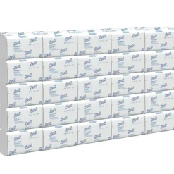 Scott 01960 7.8 in. x 12.4 in. 1-Ply Pro Scottfold Towels - White (25 Packs/Carton)