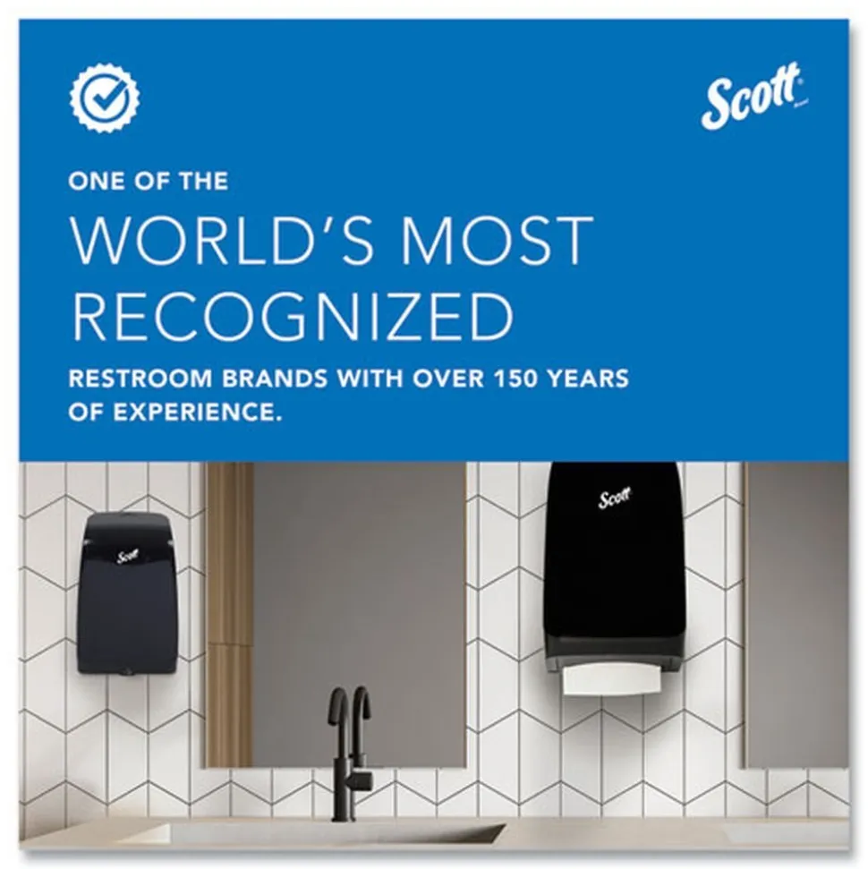 Scott 01960 7.8 in. x 12.4 in. 1-Ply Pro Scottfold Towels - White (25 Packs/Carton)