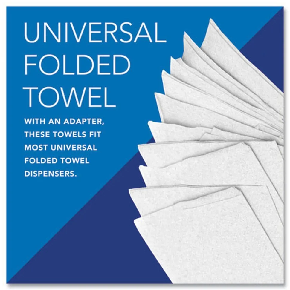 Scott 01960 7.8 in. x 12.4 in. 1-Ply Pro Scottfold Towels - White (25 Packs/Carton)