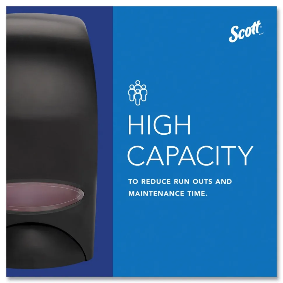 Scott 92145 5 in. x 5.25 in. x 8.38 in. 1000 mL Essential Manual Skin Care Dispenser - Black