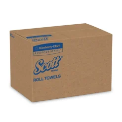 Scott 04142 Essential 1.5 in. Core 8 in. x 800 ft. Hard Roll Towels for Business - Natural (12 Rolls/Carton)