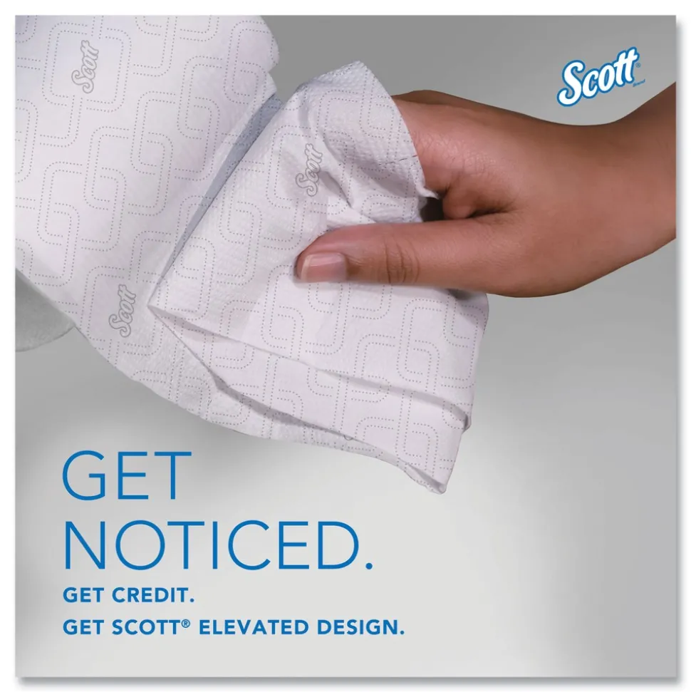 Scott 07006 Essential Coreless JRT Septic Safe 1150 ft. 2 Ply Tissues - White (12/Carton)