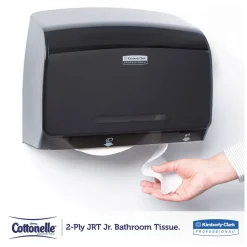 Scott 3.55 in. x 750 ft. 2-Ply Septic Safe Essential Extra Soft JRT - White (12/Carton)