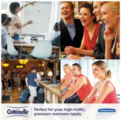 Scott 3.55 in. x 750 ft. 2-Ply Septic Safe Essential Extra Soft JRT - White (12/Carton)