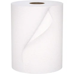 Scott 8 in. x 800 ft. 1-Ply Universal 100 Percent Recycled Fiber Hard Roll Paper Towels - White (6/Carton)