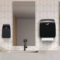 Scott 8 in. x 800 ft. 1-Ply Universal 100 Percent Recycled Fiber Hard Roll Paper Towels - White (6/Carton)