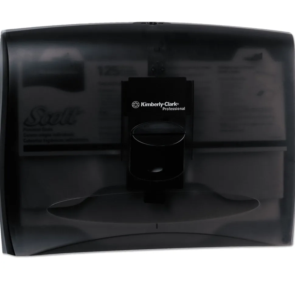 Scott 17.5 in. x 2.25 in. x 13.25 in. Personal Seat Cover Dispenser - Black