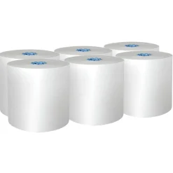 Scott 43959 1-Ply 7.5 in. x 900 ft. Pro Hard Roll Paper Towels with Absorbency Pockets for Scott Pro Dispenser - Blue Core Only (6/Carton)