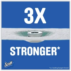 Scott ComfortPlus 1-Ply Septic Safe Mega Roll Toilet Paper - White (24/Carton)