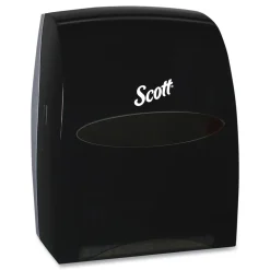 Scott Essential 13.06 in. x 11 in. x 16.94 in. Manual Hard Roll Towel Dispenser - Black (1/Carton)