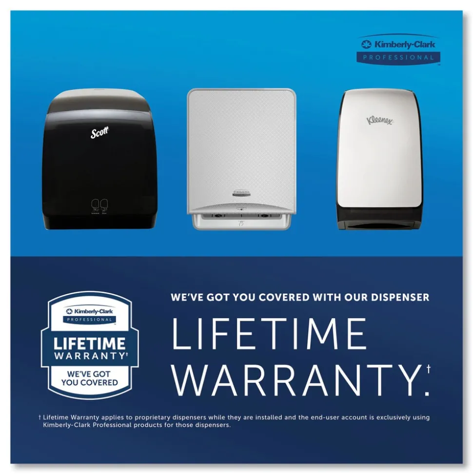 Scott Essential 13.06 in. x 11 in. x 16.94 in. Manual Hard Roll Towel Dispenser - Black (1/Carton)