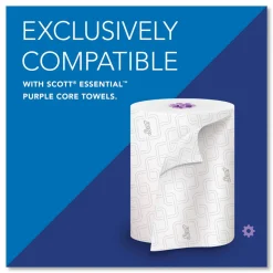 Scott Essential 13.06 in. x 11 in. x 16.94 in. Manual Hard Roll Towel Dispenser - Black (1/Carton)