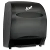 Scott Essential 12.7 in. x 9.57 in. x 15.76 in. Electronic Hard Roll Towel Dispenser - Black (1/Carton)
