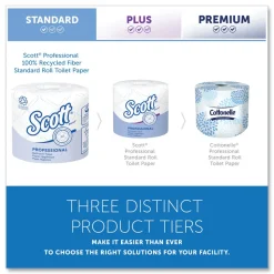 Scott Essential 100% Recycled Fiber SRB Septic Safe 2 Ply Bathroom Tissue - White (80/Carton)