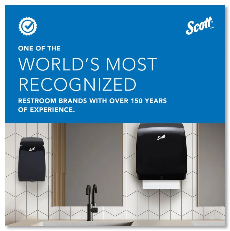 Scott Essential 100% Recycled Fiber SRB Septic Safe 2 Ply Bathroom Tissue - White (80/Carton)