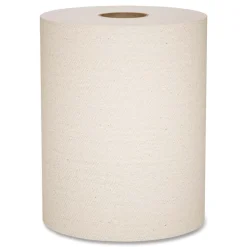 Scott Essential 100% Recycled Fiber Hard Roll Towel, 1-Ply, 8-in x 800-ft, 1.5-in Core, Brown, 6 Rolls/Carton