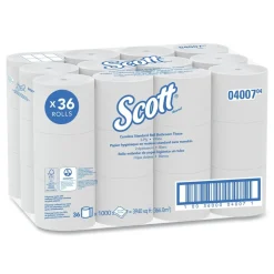 Scott Essential Coreless SRB Septic Safe 2-Ply Bathroom Tissue - White (36/Carton)