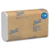 Scott Essential 1-Ply 8 in. x 9.4 in. Multi-Fold Towels - White (16/Carton)