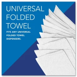 Scott Essential 1-Ply 8 in. x 9.4 in. Multi-Fold Towels - White (16/Carton)