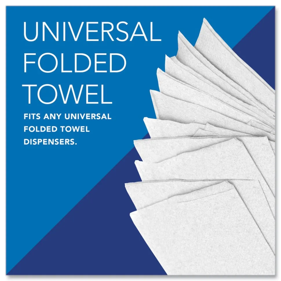Scott Essential 1-Ply 8 in. x 9.4 in. Multi-Fold Towels - White (16/Carton)