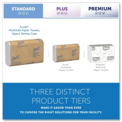 Scott Essential 1-Ply 8 in. x 9.4 in. Multi-Fold Towels - White (16/Carton)