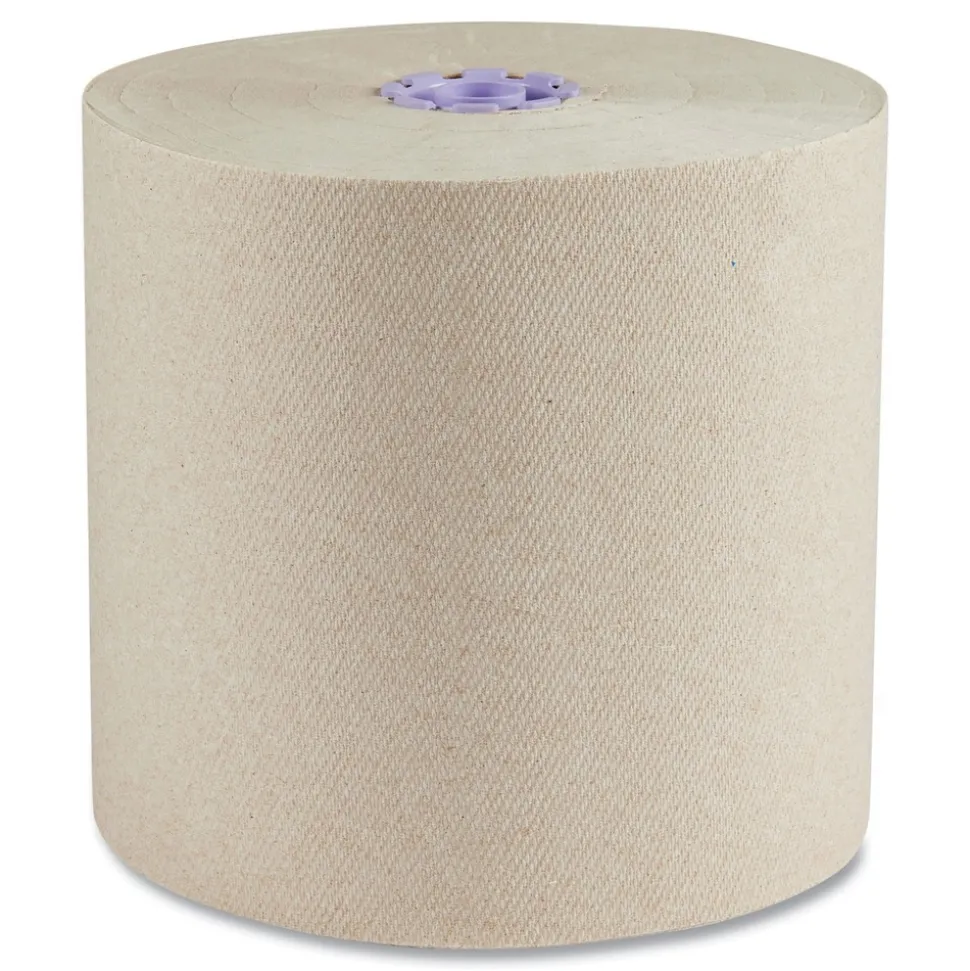 Scott Essential 1-Ply 8 in. x 700 ft. 1.75 in. Core 100% Recycled Fiber Hard Roll Towel - Brown (6/Carton)