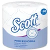 Scott Essential Standard Septic Safe 2 Ply Roll Bathroom Tissue - White (80/Carton)