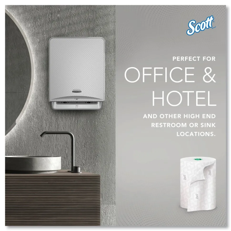 Scott 1-Ply 1150 ft. Pro Hard Roll Paper Towels with Elevated Scott Design for Scott Pro Dispenser - Green Core Only (6/Carton)