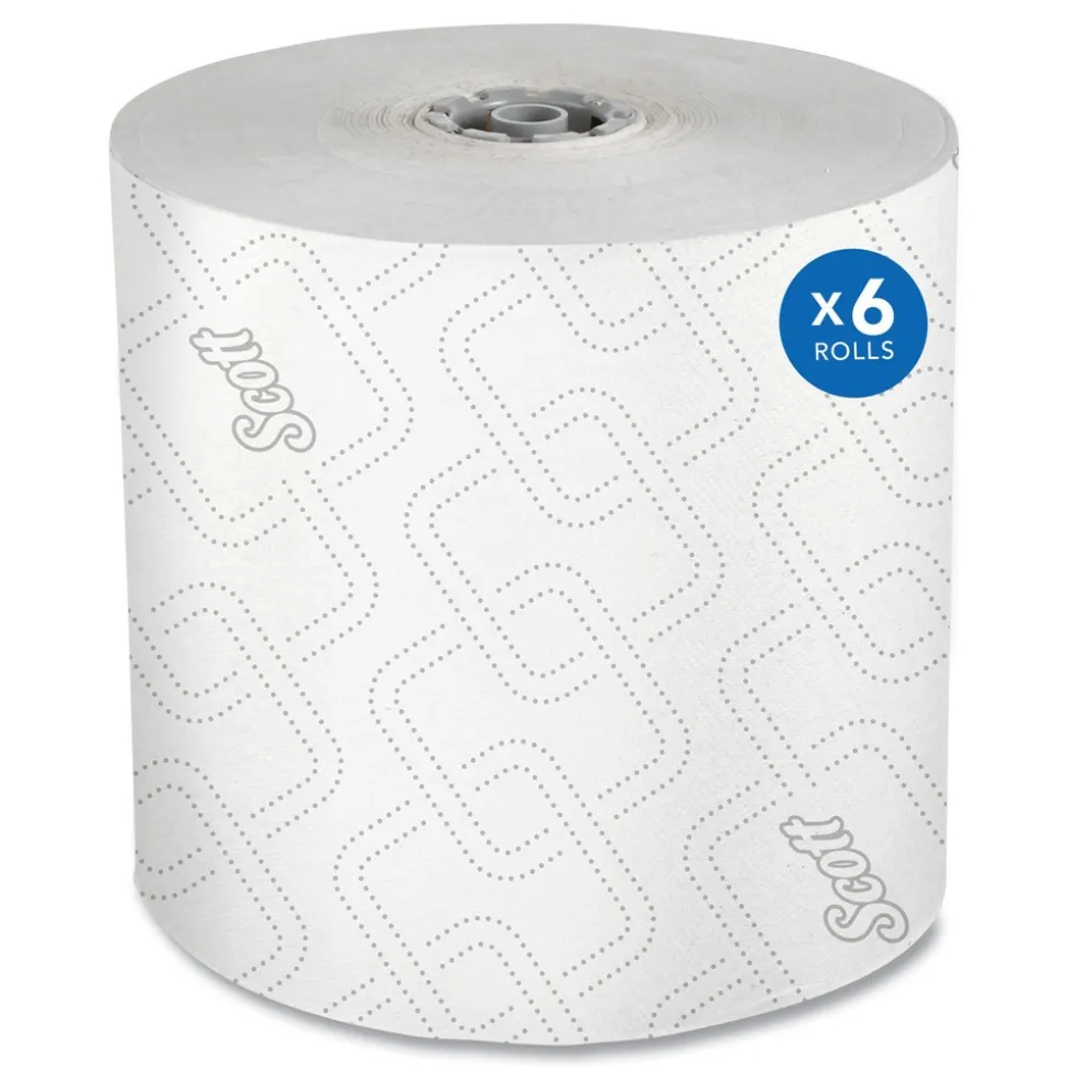 Scott 1-Ply 1150 ft. Pro Hard Roll Paper Towels with Elevated Scott Design for Scott Pro Dispenser - Gray Core Only (6/Carton)