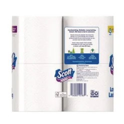 Scott 1-Ply Septic Safe Bathroom Tissue - White (12/Carton)