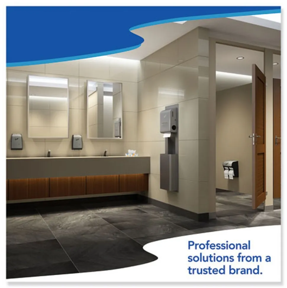 Scott 2-Ply Septic Safe Essential Standard Roll Bathroom Tissue for Business - White (550/Roll)