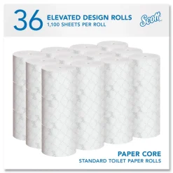 Scott 2-Ply Septic Safe Pro Small Core High Capacity/SRB Bath Tissue - White (36/Carton)