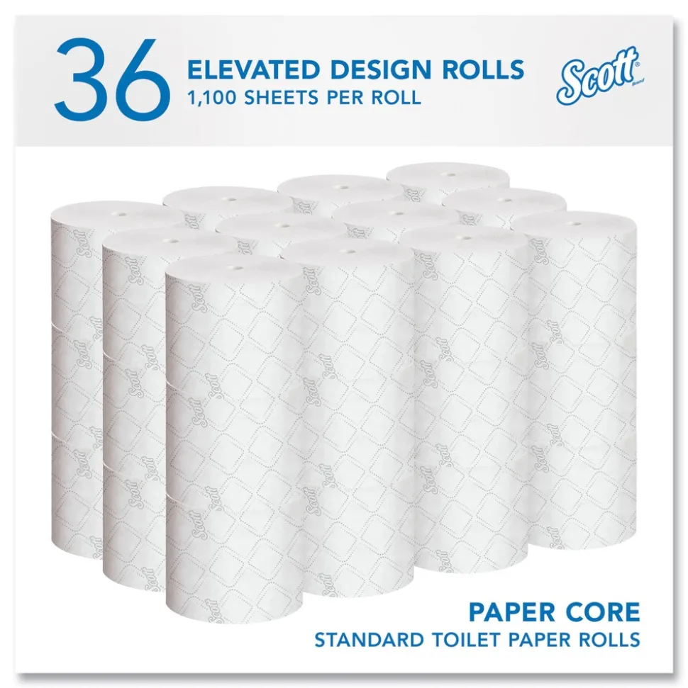 Scott 2-Ply Septic Safe Pro Small Core High Capacity/SRB Bath Tissue - White (36/Carton)