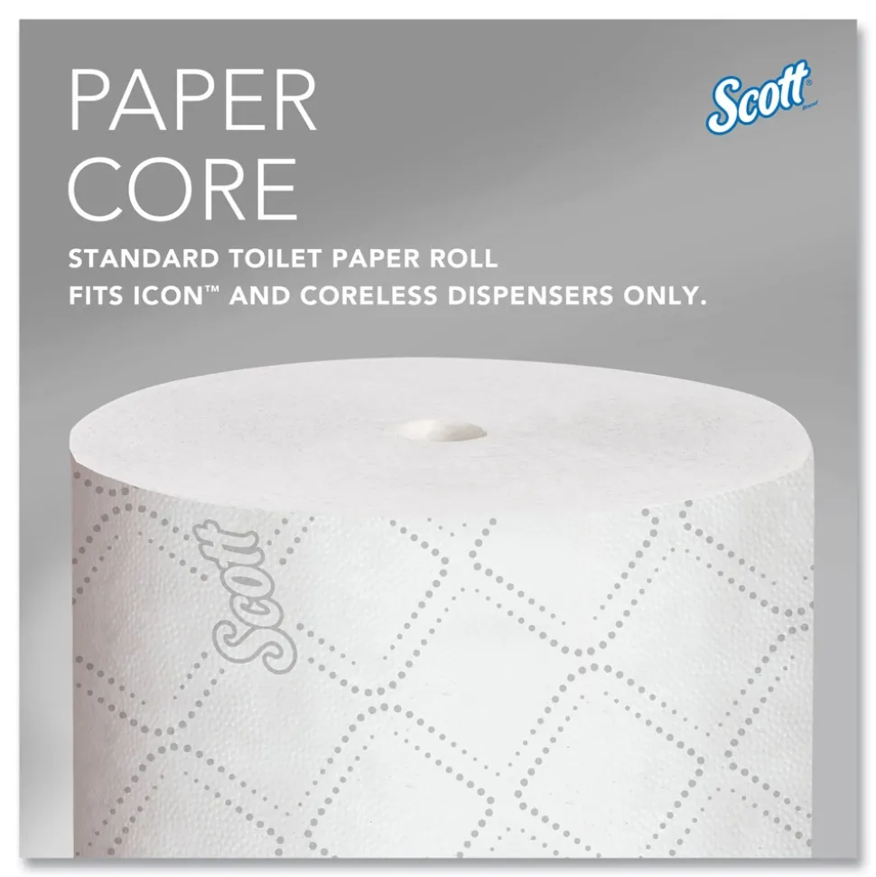 Scott 2-Ply Septic Safe Pro Small Core High Capacity/SRB Bath Tissue - White (36/Carton)