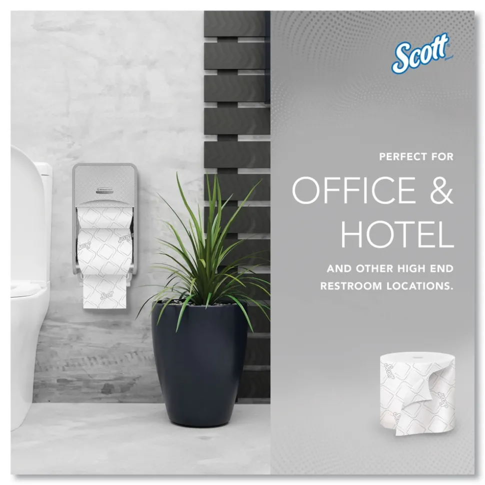 Scott 2-Ply Septic Safe Pro Small Core High Capacity/SRB Bath Tissue - White (36/Carton)