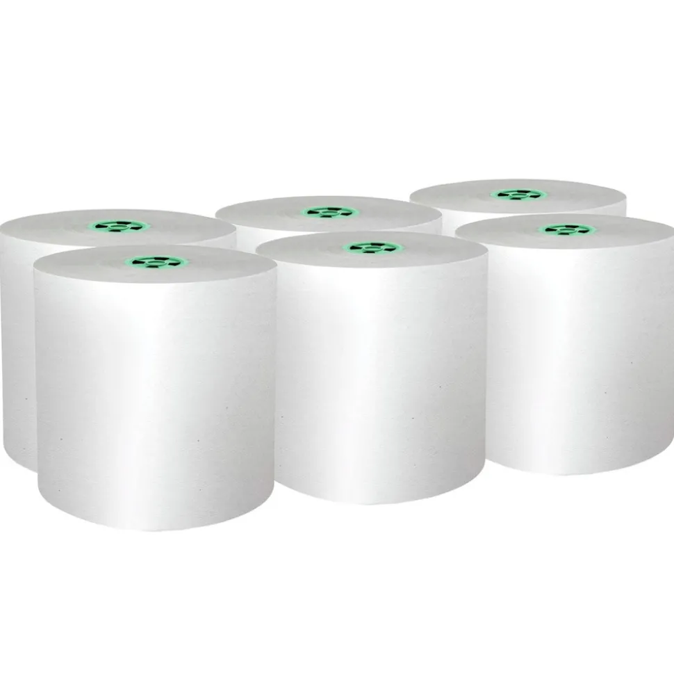 Scott Pro Hard Roll Paper Towels with Absorbency Pockets, for Scott Pro Dispenser, Green Core Only, 1-Ply, 7.5-in x 900 ft,6 Rolls/CT