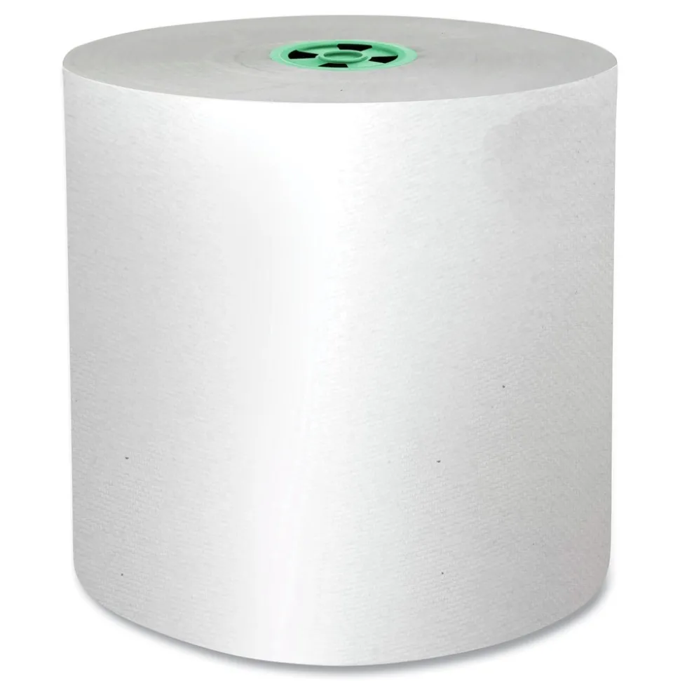 Scott Pro Hard Roll Paper Towels with Absorbency Pockets, for Scott Pro Dispenser, Green Core Only, 1-Ply, 7.5-in x 900 ft,6 Rolls/CT