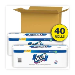 Scott Septic Safe Standard Roll Bathroom Tissue - White (1000 Sheets/Roll, 20/Pack, 2 Packs/Carton)