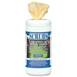 SCRUBS 10 in. x 12 in. Graffiti and Paint Remover Towels (6/Carton)