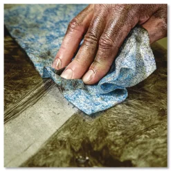 SCRUBS Hand Cleaner Towels SCRUBS in-a-Bucket Refill 1-Ply 10 x 12 Citrus Blue/White 72/Pack 6 Packs/Carton