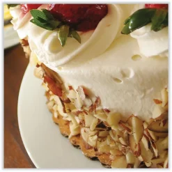 SCT 10 in. Diameter Bright White Paper Cake Circles - White (100/Carton)