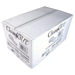 SCT 10 in. Diameter 3-Compartment ChampWare Molded Fiber Plate Tableware - White (500/Carton)